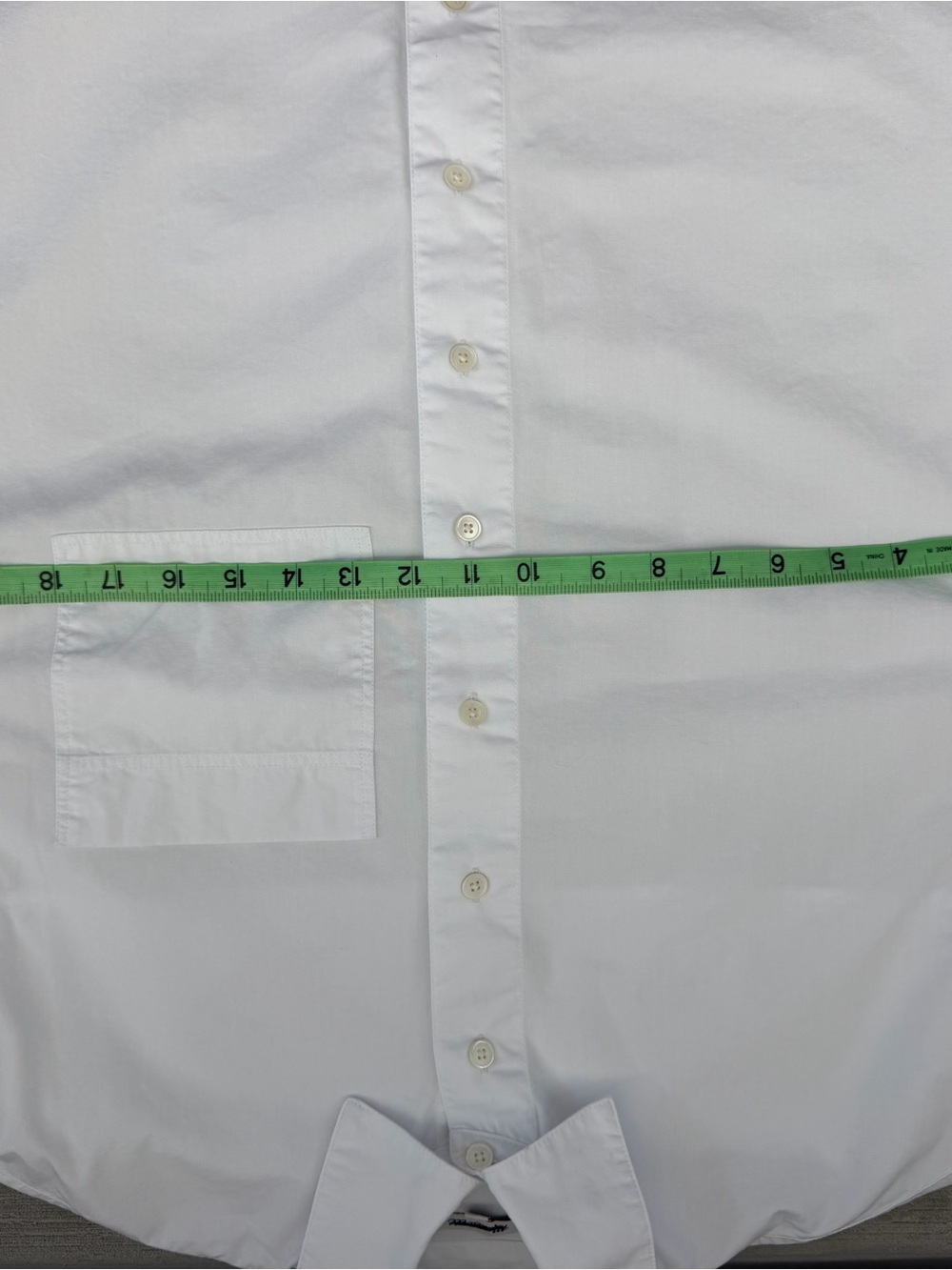 Madewell Oversized White Button Up Shirt XS Cotton Poplin Boyfriend Fit - Picture 4 of 9